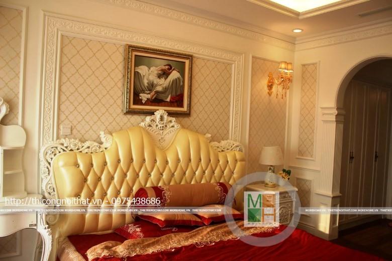 Thi công nội thất chung cư Vinhomes trường phái tân cổ điển
