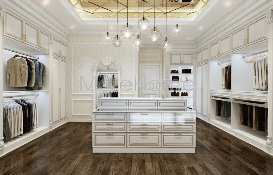 Thi công nội thất chung cư phong cách tân cổ điển