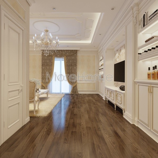 Thi công nội thất chung cư phong cách tân cổ điển