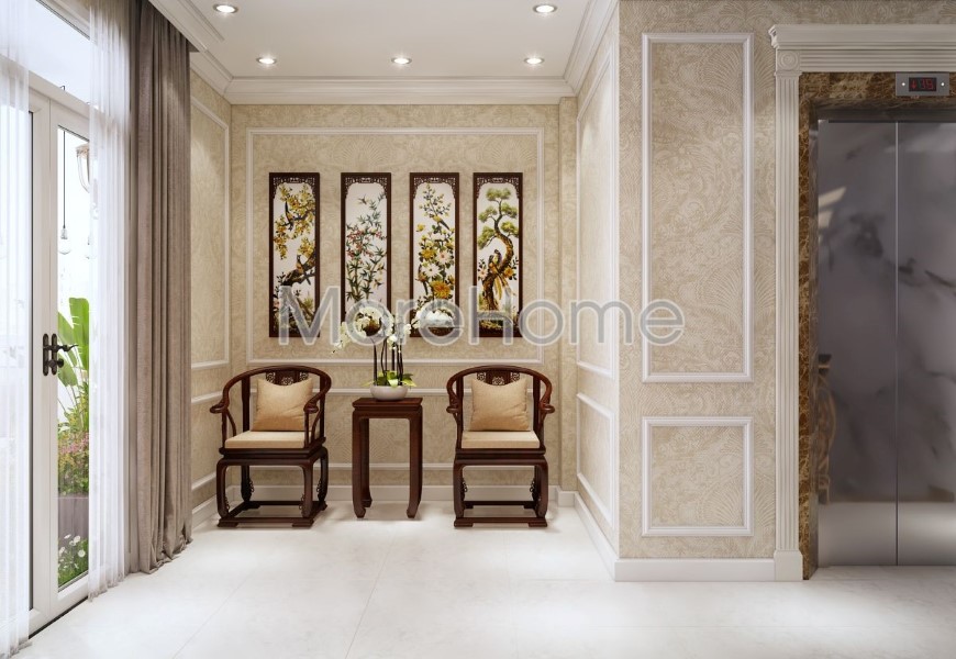 Thi công nội thất chung cư phong cách tân cổ điển