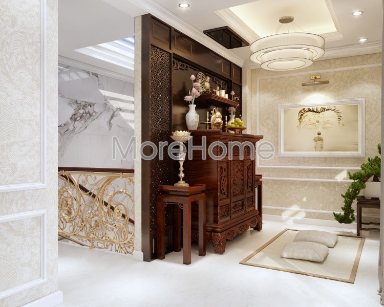 Thi công nội thất chung cư phong cách tân cổ điển