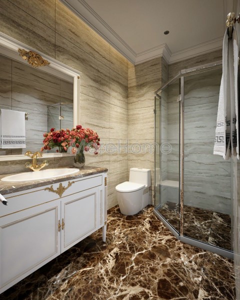 Thi công nội thất chung cư phong cách tân cổ điển