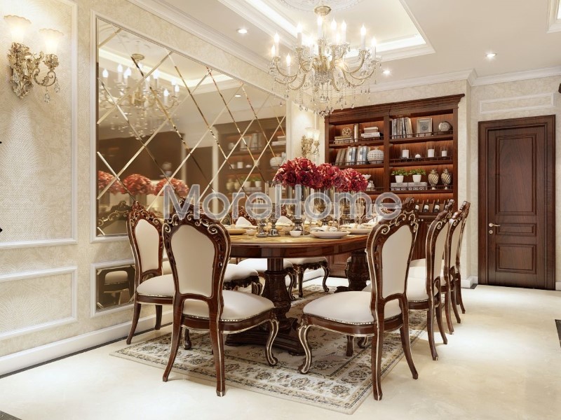 Thi công nội thất chung cư phong cách tân cổ điển